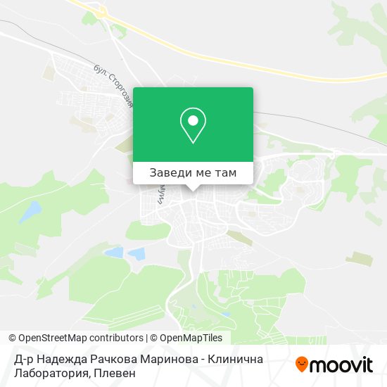 Д-р Надежда Рачкова Маринова - Клинична Лаборатория карта