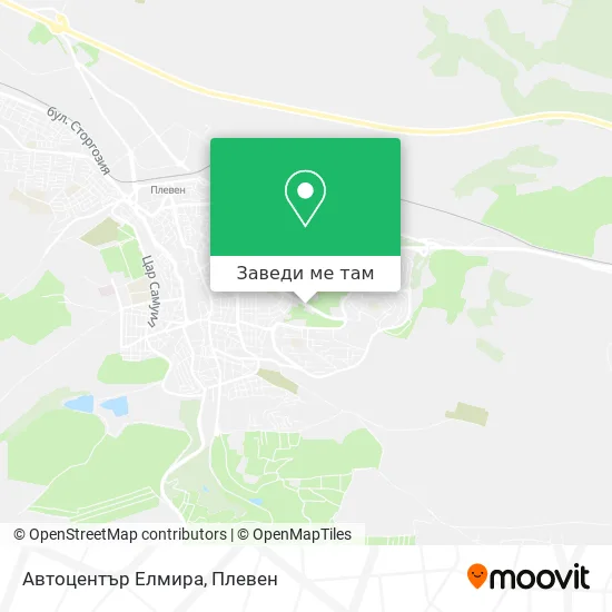 Автоцентър Елмира карта