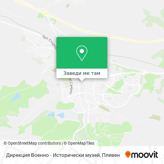 Дирекция Военно - Исторически музей карта