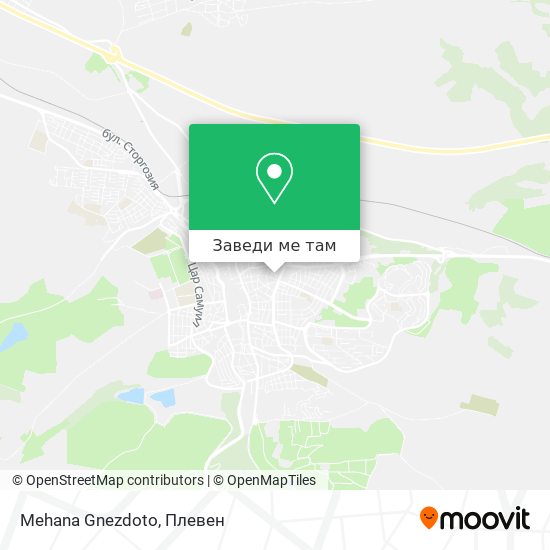 Mehana Gnezdoto карта