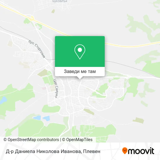 Д-р Даниела Николова Иванова карта