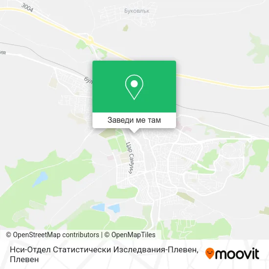 Нси-Отдел Статистически Изследвания-Плевен карта