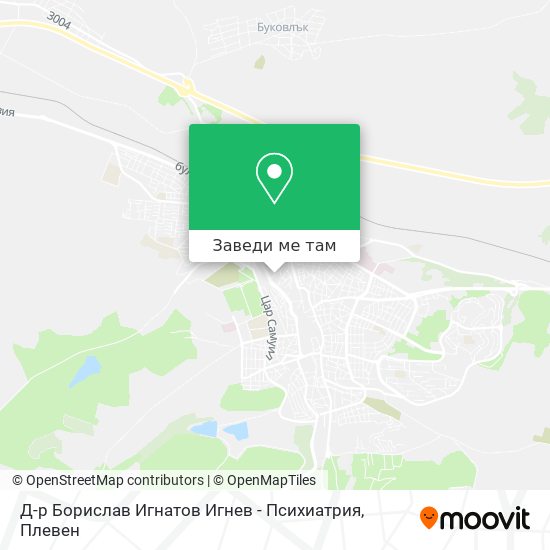 Д-р Борислав Игнатов Игнев - Психиатрия карта