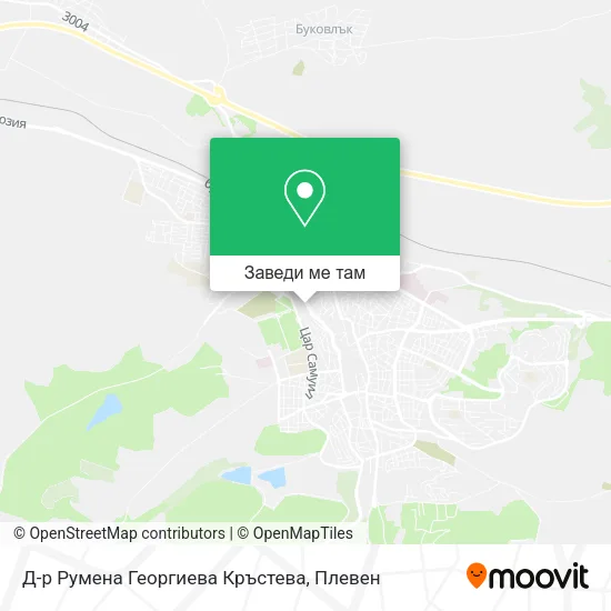 Д-р Румена Георгиева Кръстева карта