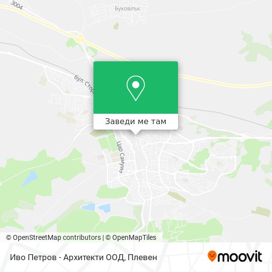 Иво Петров - Архитекти ООД карта