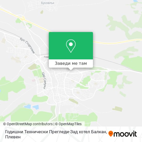 Годишни Технически Прегледи-Зад хотел Балкан карта