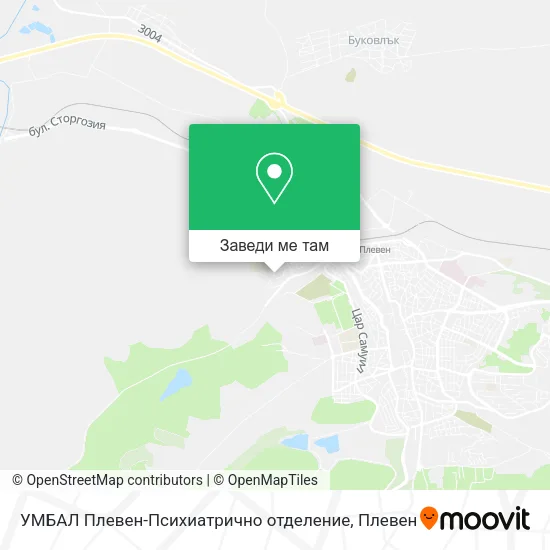 УМБАЛ Плевен-Психиатрично отделение карта