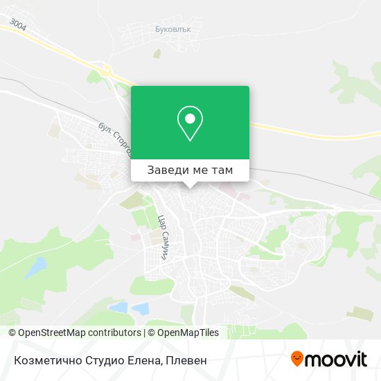 Козметично Студио Елена карта