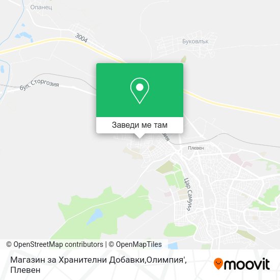 Магазин за Хранителни Добавки,Олимпия' карта