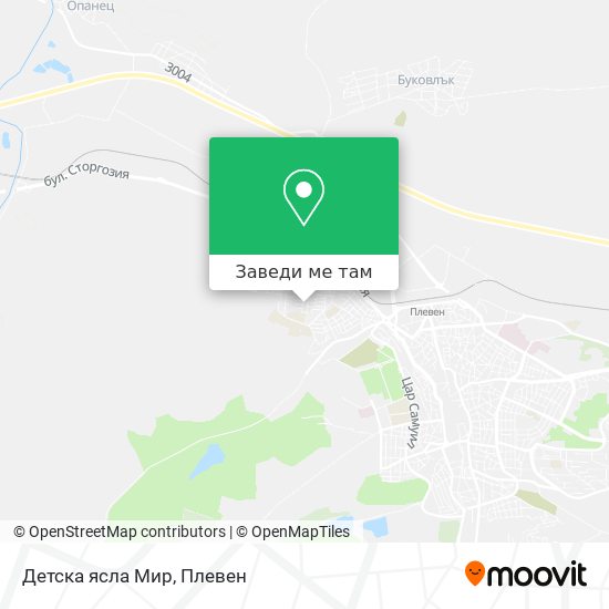 Детска ясла Мир карта