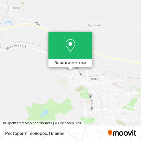 Ресторант Теодорос карта