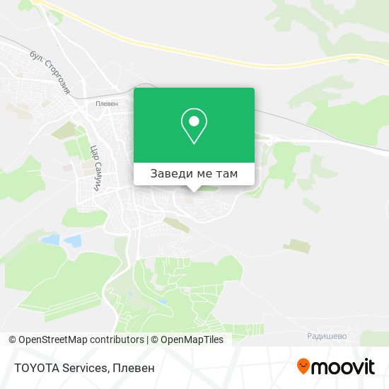 TOYOTA Services карта