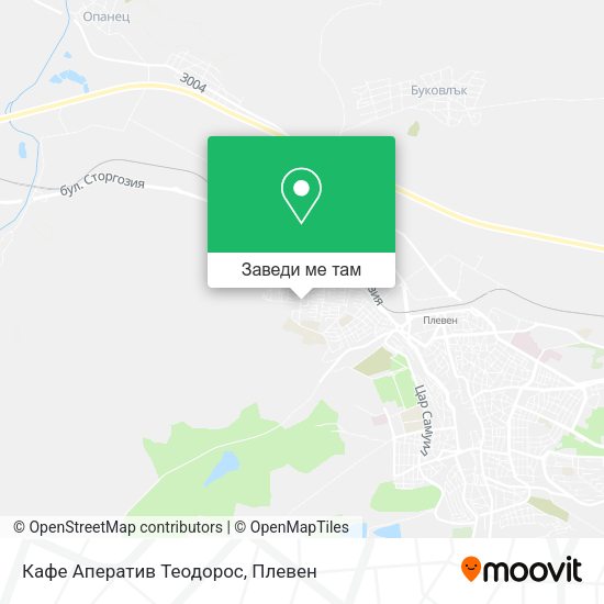 Кафе Аператив Теодорос карта