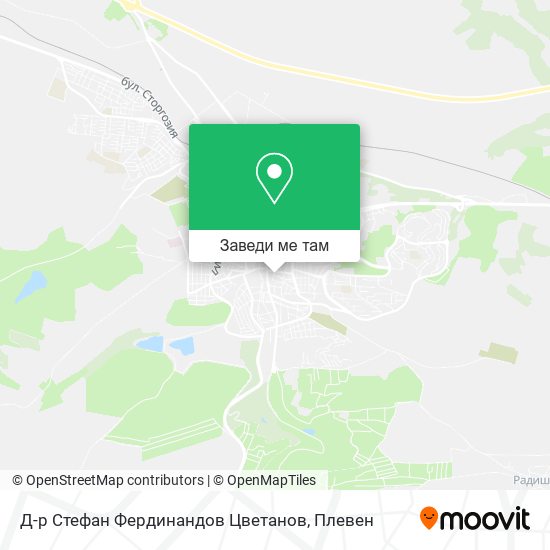 Д-р Стефан Фердинандов Цветанов карта