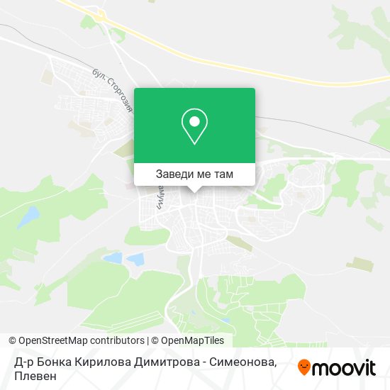 Д-р Бонка Кирилова Димитрова - Симеонова карта