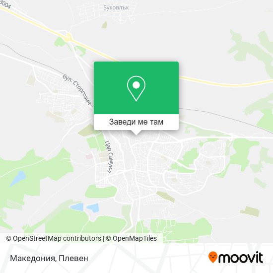 Македония карта