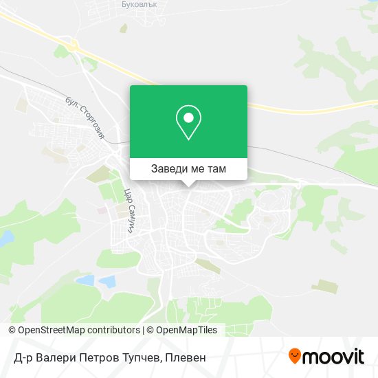 Д-р Валери Петров Тупчев карта