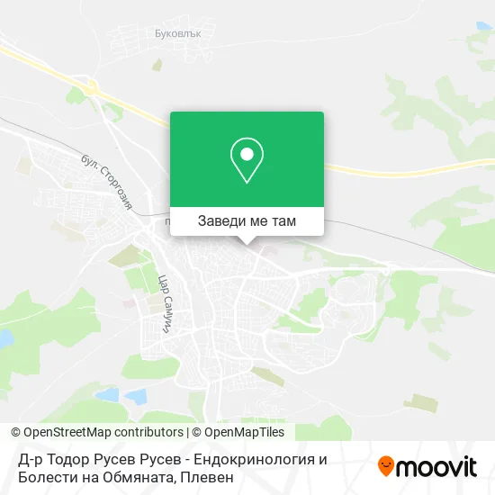 Д-р Тодор Русев Русев - Ендокринология и Болести на Обмяната карта