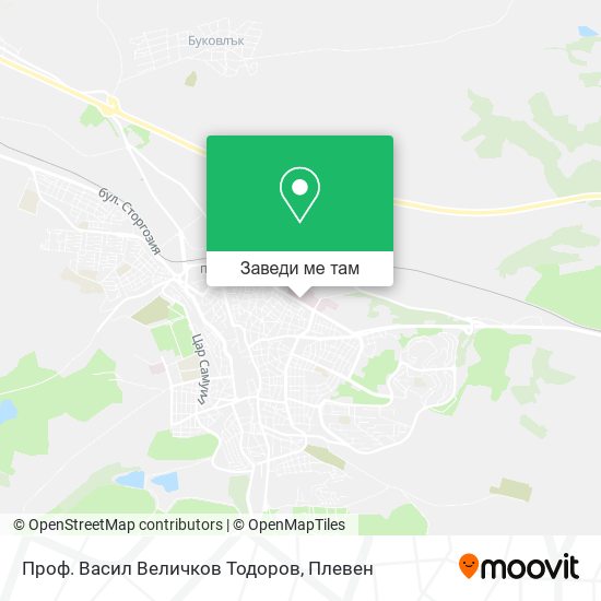 Проф. Васил Величков Тодоров карта