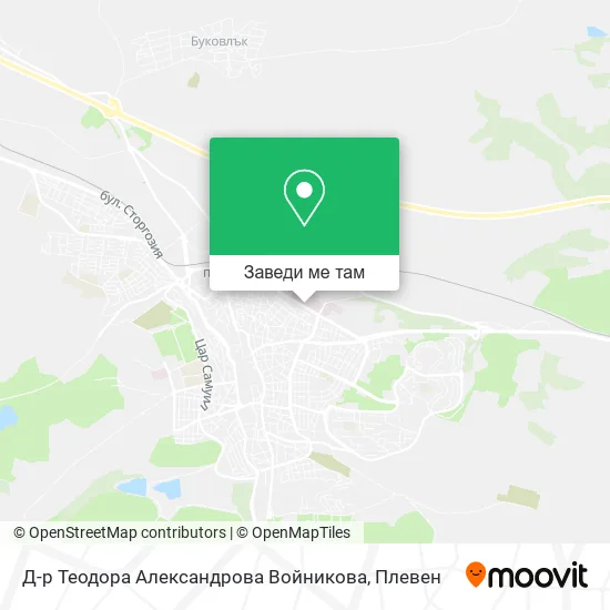 Д-р Теодора Александрова Войникова карта