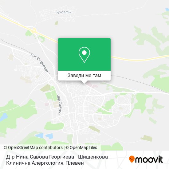 Д-р Нина Савова Георгиева - Шишенкова - Клинична Алергология карта