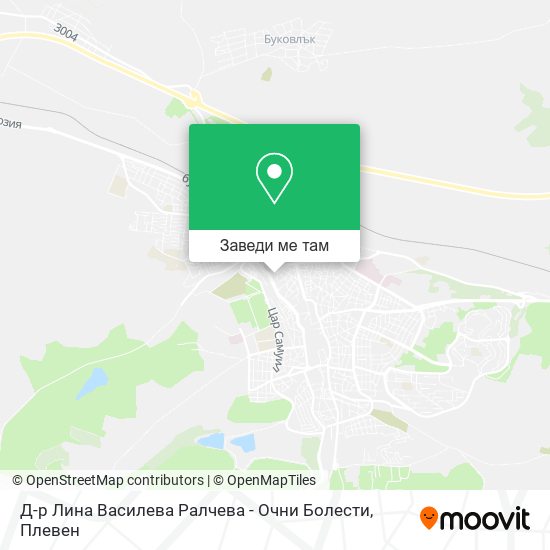 Д-р Лина Василева Ралчева - Очни Болести карта