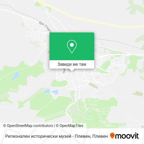 Регионален исторически музей - Плевен карта