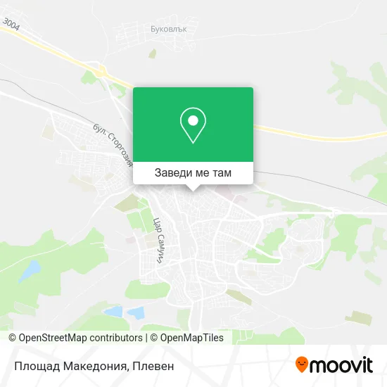 Площад Македония карта