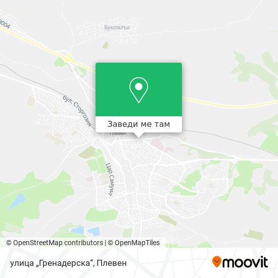 улица „Гренадерска“ карта