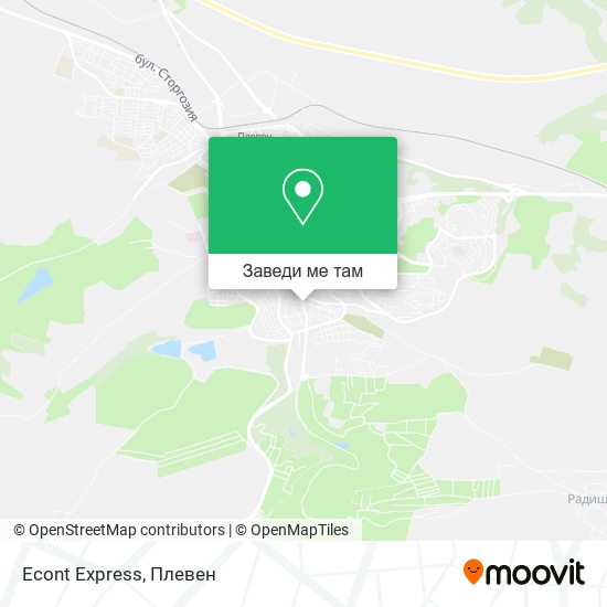 Econt Express карта