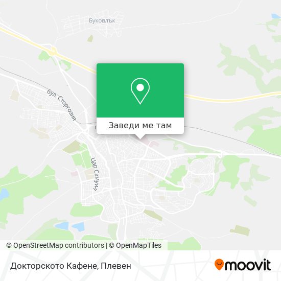 Докторското Кафене карта