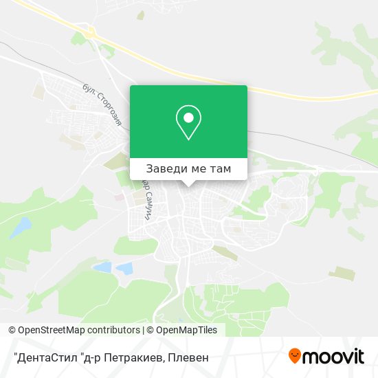 "ДентаСтил "д-р Петракиев карта
