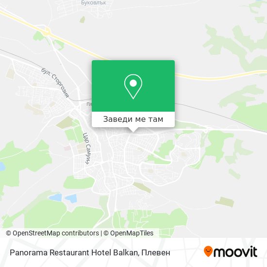 Panorama Restaurant Hotel Balkan карта
