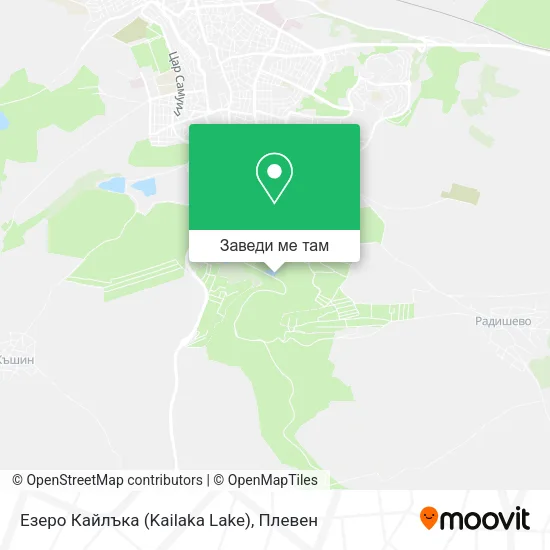 Езеро Кайлъка (Kailaka Lake) карта