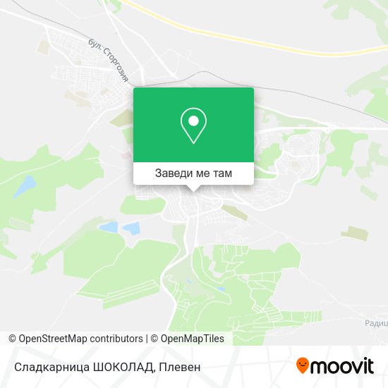 Сладкарница ШОКОЛАД карта