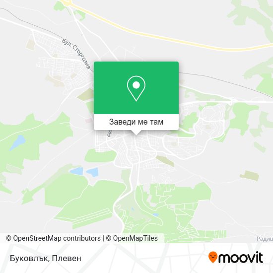 Буковлък карта