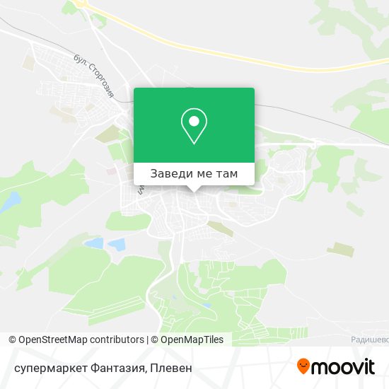 супермаркет Фантазия карта