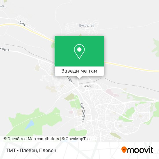 ТМТ - Плевен карта