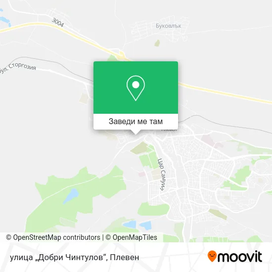 улица „Добри Чинтулов“ карта