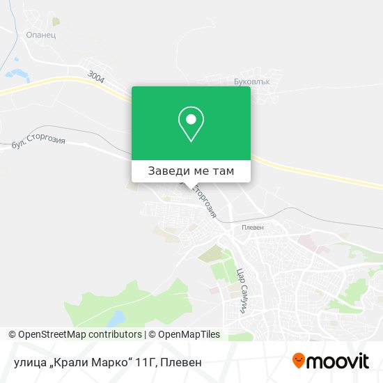 улица „Крали Марко“ 11Г карта