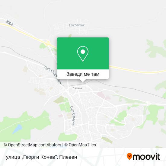 улица „Георги Кочев“ карта