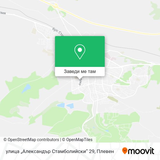 улица „Александър Стамболийски“ 29 карта