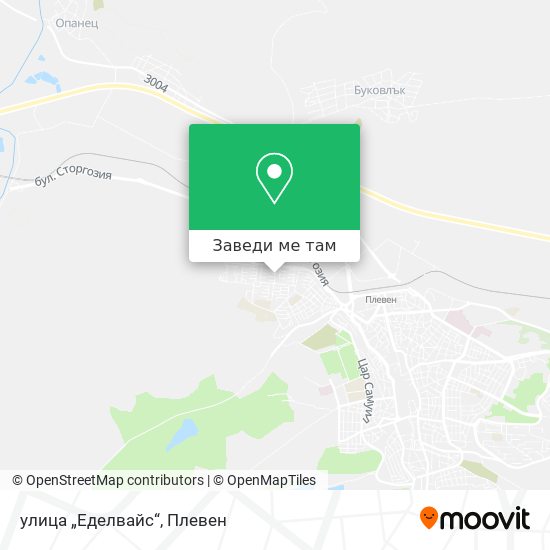 улица „Еделвайс“ карта