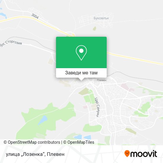 улица „Лозенка“ карта