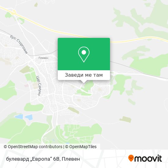 булевард „Европа“ 6В карта