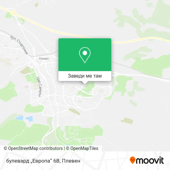 булевард „Европа“ 6В карта