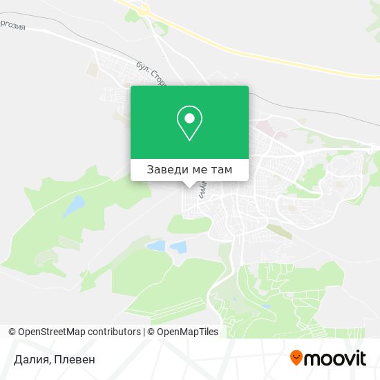 Далия карта