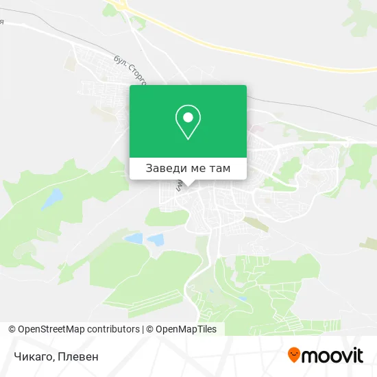 Чикаго карта