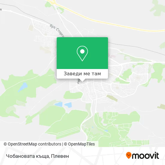 Чобановата къща карта