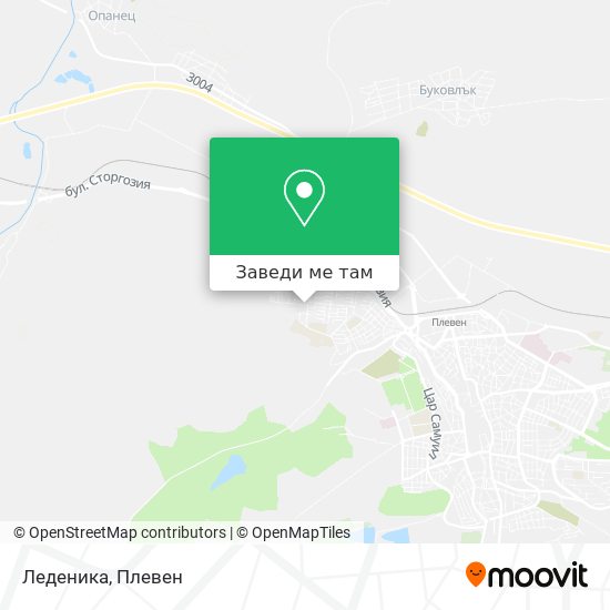 Леденика карта